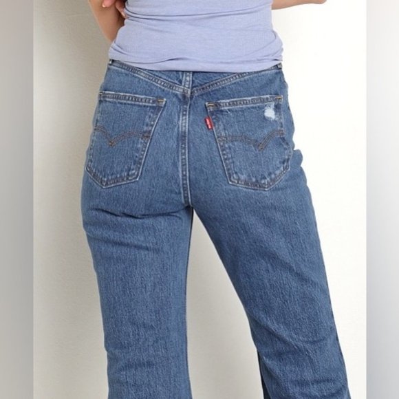 Levi's Blue Flare & Wide Leg Jeans - Picture 3 of 15